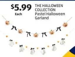 Aldi Pastel Halloween Garland offer