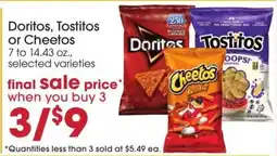 Giant Eagle Doritos, Tostitos or Cheetos offer