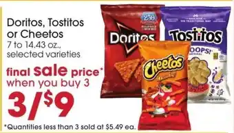Giant Eagle Doritos, Tostitos or Cheetos offer