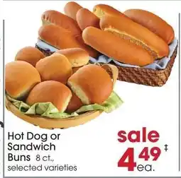 Giant Eagle Hot Dog or Sandwich Buns offer