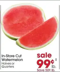 Giant Eagle In-Store Cut Watermelon offer