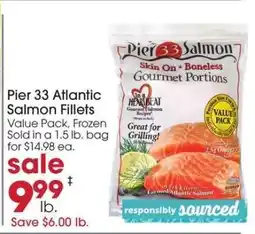 Giant Eagle Pier 33 Atlantic Salmon Fillets offer