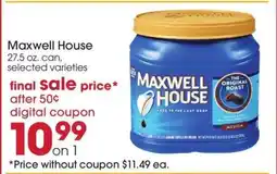 Giant Eagle Maxwell House offer