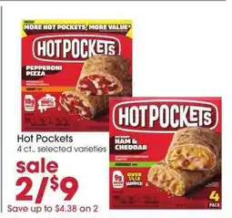 Giant Eagle Hot Pockets offer
