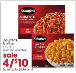 Giant Eagle Stouffer's Entrées offer