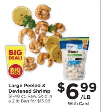 Kroger Large Peeled & Deveined Shrimp offer