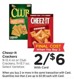 Kroger Cheez • It Crackers offer