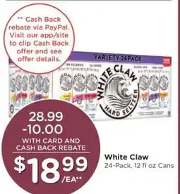 Kroger White Claw offer