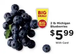 Kroger 2 lb Michigan Blueberries offer