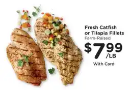 Kroger Fresh Catfish or Tilapia Fillets offer