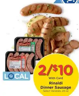 Kroger Rinaldi Dinner Sausage offer