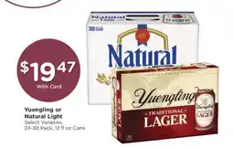 Kroger Yuengling or Natural Light offer