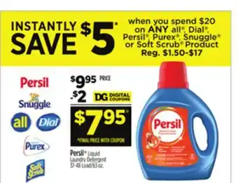 Dollar General Persil Liquid Laundry Detergent offer