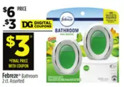 Dollar General Febreze Bathroom offer