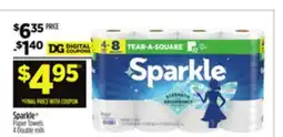 Dollar General Sparkle Paper Towels offer