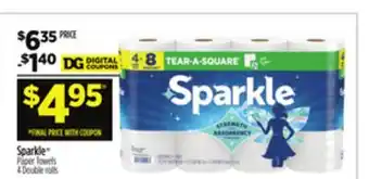 Dollar General Sparkle Paper Towels offer