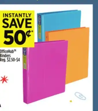 Dollar General OfficeHub Binders offer