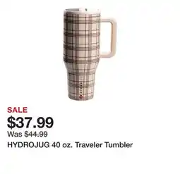 Dick's Sporting Goods HYDROJUG 40 oz. Traveler Tumbler offer