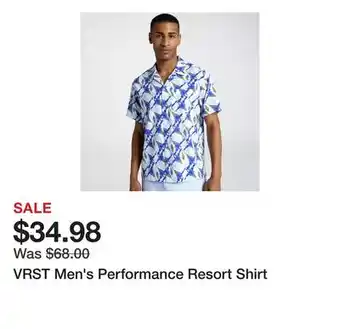 Dick's Sporting Goods VRST Men's Performance Resort Shirt offer