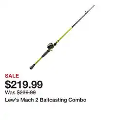 Dick's Sporting Goods Lew's Mach 2 Baitcasting Combo offer