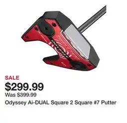 Dick's Sporting Goods Odyssey Ai-DUAL Square 2 Square #7 Putter offer