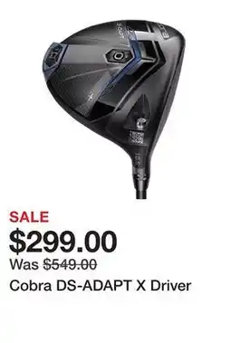 Dick's Sporting Goods Cobra DS-ADAPT X Driver offer