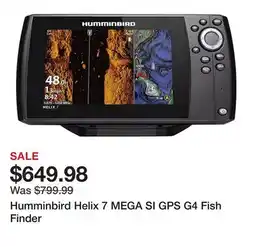 Dick's Sporting Goods Humminbird Helix 7 MEGA SI GPS G4 Fish Finder offer