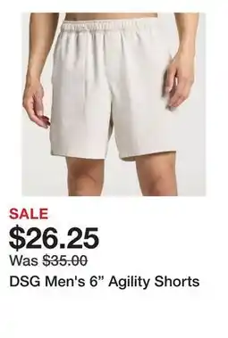 Dick's Sporting Goods DSG Men's 6 Agility Shorts offer