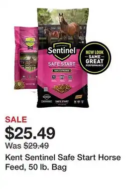 Tractor Supply Company Kent Sentinel Safe Start Horse Feed, 50 lb. Bag offer