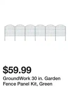 Tractor Supply Company GroundWork 30 in. Garden Fence Panel Kit, Green offer