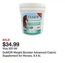 Tractor Supply Company DuMOR Weight Booster Advanced Caloric Supplement for Horses, 9.4 lb offer