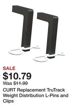 Tractor Supply Company CURT Replacement TruTrack Weight Distribution L-Pins and Clips offer