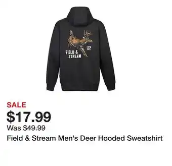 Tractor Supply Company Field & Stream Men's Deer Hooded Sweatshirt offer