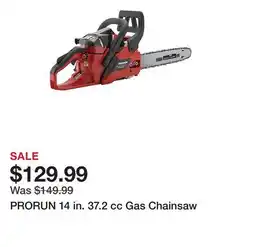 Tractor Supply Company PRORUN 14 in. 37.2 cc Gas Chainsaw offer