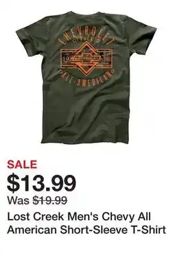 Tractor Supply Company Lost Creek Men's Chevy All American Short-Sleeve T-Shirt offer