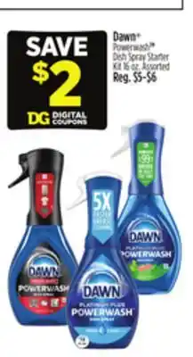 Dollar General Dawn Powerwash Dish Spray Starter Kit offer