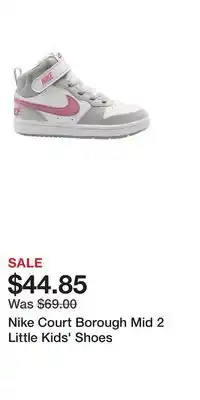 Kohl's Nike Court Borough Mid 2 Little Kids' Shoes offer