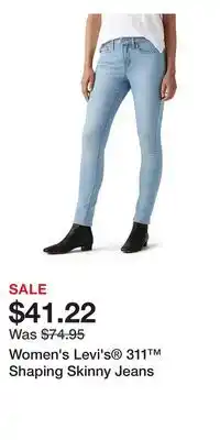 Kohl's Women's Levi's 311 Shaping Skinny Jeans offer