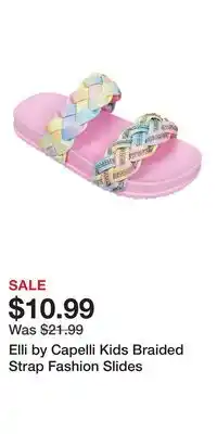 Kohl's Elli by Capelli Kids Braided Strap Fashion Slides offer