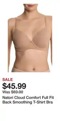 Nordstrom Natori Cloud Comfort Full Fit Back Smoothing T-Shirt Bra offer