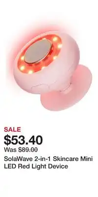Nordstrom SolaWave 2-in-1 Skincare Mini LED Red Light Device offer