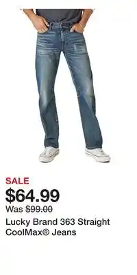 Nordstrom Lucky Brand 363 Straight CoolMax Jeans offer