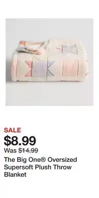 Kohl's The Big One Oversized Supersoft Plush Throw Blanket offer