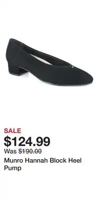 Nordstrom Munro Hannah Block Heel Pump offer