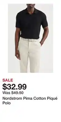 Nordstrom Nordstrom Pima Cotton Piqué Polo offer