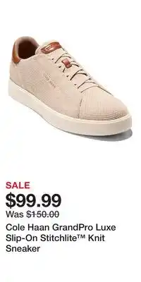Nordstrom Cole Haan GrandPro Luxe Slip-On Stitchlite Knit Sneaker offer