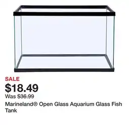 Petsmart Marineland Open Glass Aquarium Glass Fish Tank offer