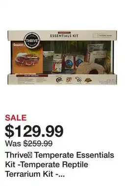 Petsmart Thrive Temperate Essentials Kit -Temperate Reptile Terrarium Kit - 40 Gallon Terrarium - 36x18x18 offer