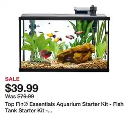 Petsmart Top Fin Essentials Aquarium Starter Kit - Fish Tank Starter Kit - 5-55 Gallon offer