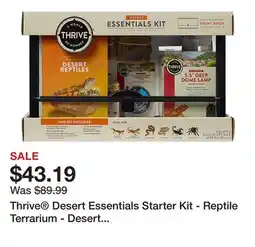Petsmart Thrive Desert Essentials Starter Kit - Reptile Terrarium - Desert Reptile Terrarium Kit - 10-40 Gal offer